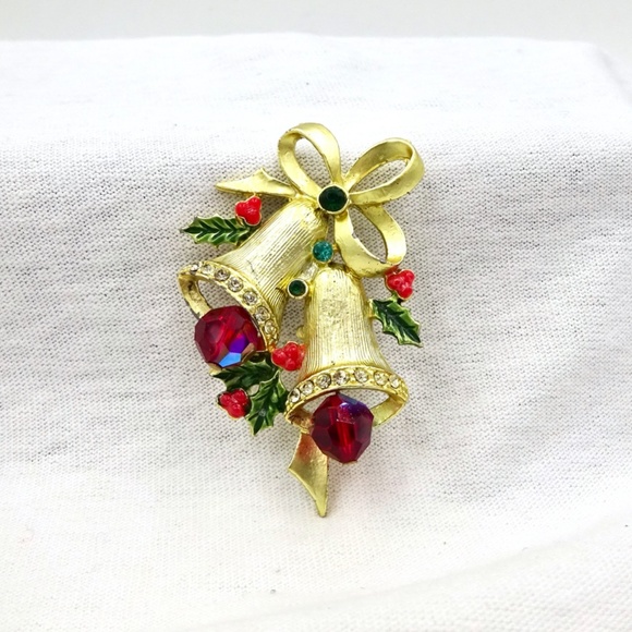 RINGING BELLS OF CHRISTMAS Pins Vintage - Picture 3 of 8